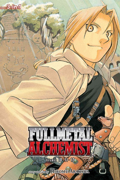 Fullmetal alchemist omnibus 4. Volumes 10-11-12 / story and art by Hiromu Arakawa ; translation, Akira Watanabe ; English adaptation, Jake Forbes ; touch-up art & lettering, Wayne Truman.