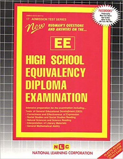 Rudman's questions and answers on the High school equivalency diploma examination : intensive preparation for all parts of the examination including Tests of general educational development (GED) / Jack Rudman. --.