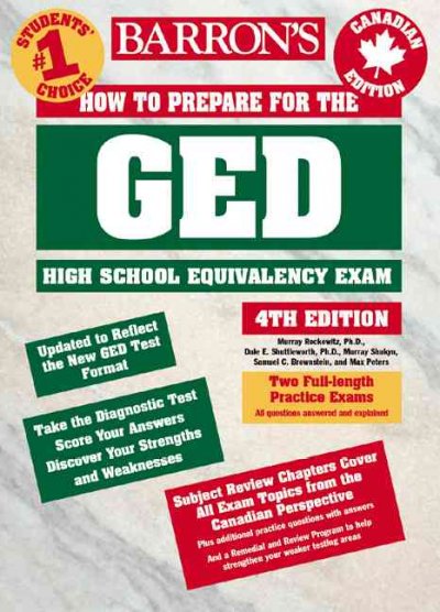 Barron's how to prepare for the GED high school equivalency exam / Murray Rockowitz ... [et al.].