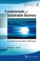 Fundamentals of sustainable business : a guide for the next 100 years  Cover Image