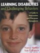 Go to record Learning disabilities and challenging behaviors : a guide ...
